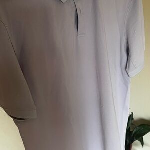 Lululemon Athletica Gray Polo Shirt with Classic Collar